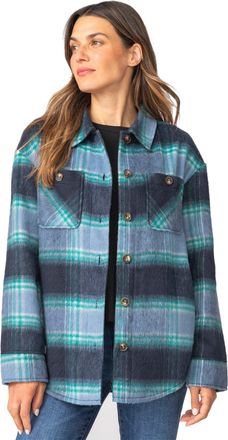 Free Country Womens Hayley Plaid Shacket