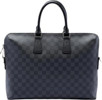 Louis Vuitton Pre-owned Porte Documents Jour - Heren - Vintage Handtas - Zwart - ONE Size - Leer - Vintage