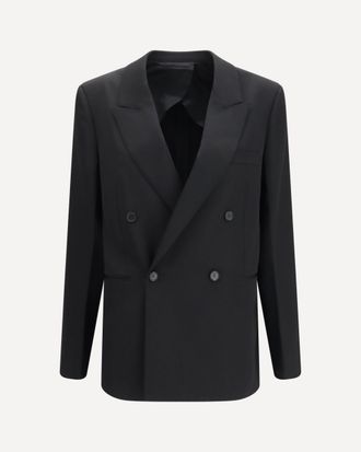Fendi Blazer doppiopetto in batavia Woman 44