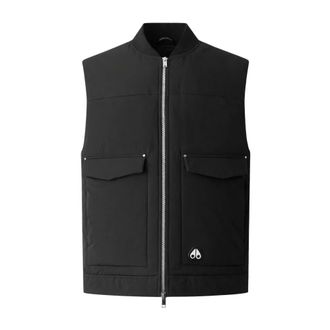 Moose Knuckles Vests, male, Black, Size: 2XL Brixton Bodywarmer