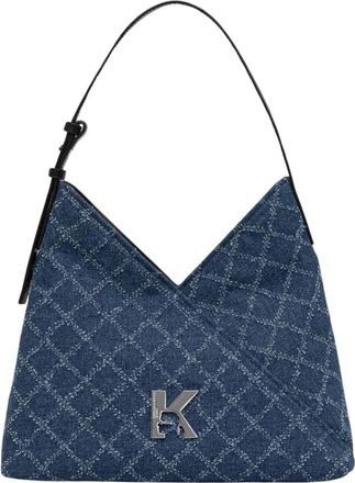 Karl Lagerfeld Jeans Tote - Dames - Schoudertassen - Blauw - ONE Size - Denim - Tassen
