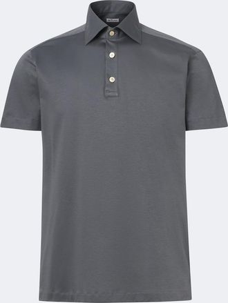 Kiton Cotton jersey polo shirt