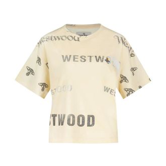 Vivienne Westwood Dames, Tops, Beige, Maat: L Katoen
