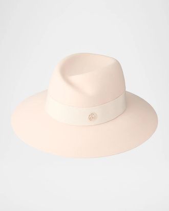 Maison Michel Virginie Wool Felt Fedora