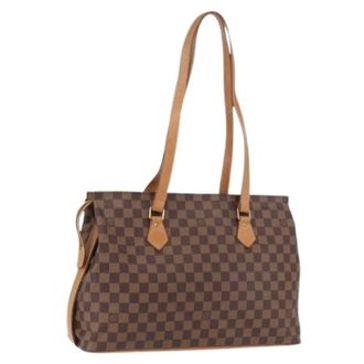 Louis Vuitton Pre-owned Tote Bags, female, Brown, Size: ONE SIZE Pre-owned Vintage Damier Ebene Tote Bag