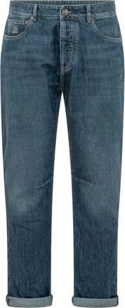 Brunello Cucinelli Hombre, Vaqueros, Azul, Talla: XL