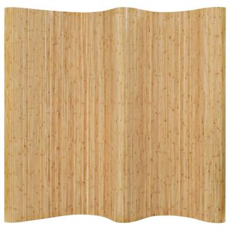 Berkfield Home Room Divider Bamboo 250x165 cm Natural in Beige