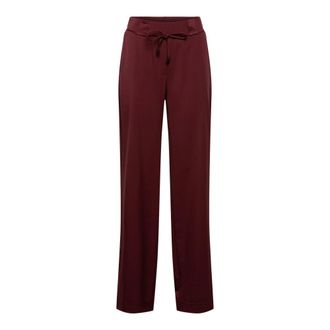 &Co Woman Wijde broek - Dames - Broeken - Rood - Maat: M Polyamide