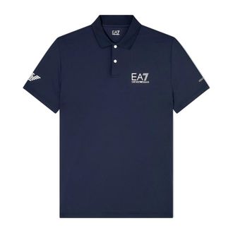 Emporio Armani Tennis Pro Polo Shirt - Heren - Polos - Blauw - M - Tops