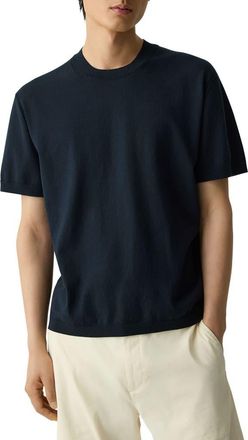 Theory Relaxed Crewneck T-Shirt in Baltic at Nordstrom, Size Xx-Large