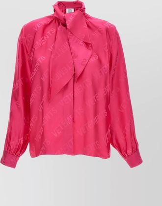 VETEMENTS blouse signature long sleeves