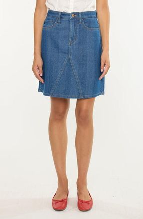 Kancan Trina High Rise Skirt in Medium Wash at Nordstrom, Size X-Large