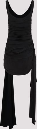 MUGLER Womens Dress - Black Nylon - Size EU 36 (Womens)