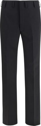 Prada Black Flat Front Trousers