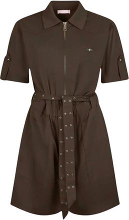 Liu Jo Abito salopette - Dames - Playsuits - Bruin - S - Jumpsuits & Playsuits