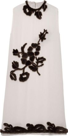 Prada geborduurde Georgette-jurk