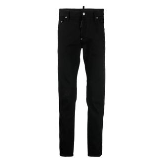 Dsquared2 Slim-fit Jeans, male, Black, Size: 2XL Black slim skater jeans