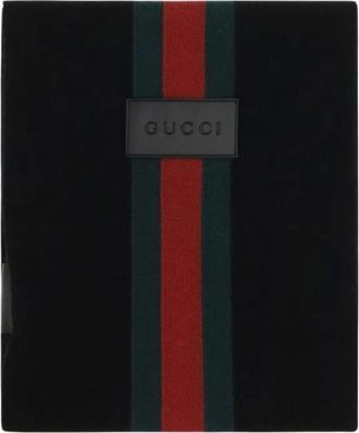 Gucci Bufanda con Detalle de Raya - Accessories - Hombre - Negro - ONE SIZE