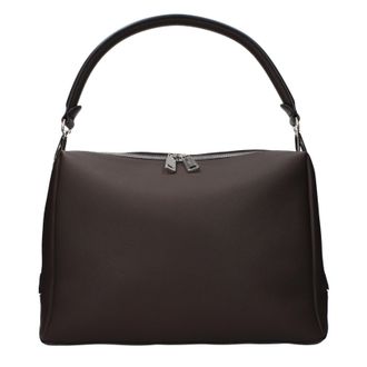 Fendi Herrens Umh&auml;ngetasche Braun/Schokoladenleder