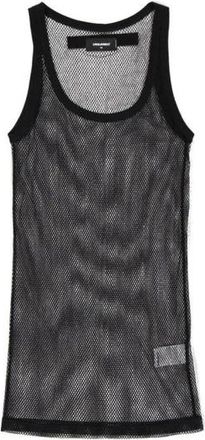 Dsquared2 Katoenen Tanktop - Dames - Tops zonder mouwen - Zwart - XS - Katoen - Tops
