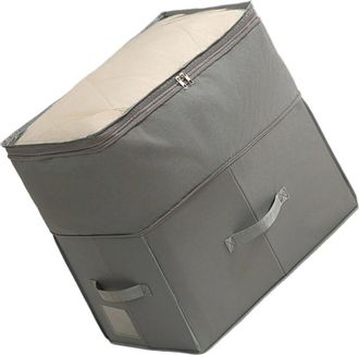OEM Contenedor Plegable A Prueba De Polvo - Gris. Cuatro Cajas Cuadradas