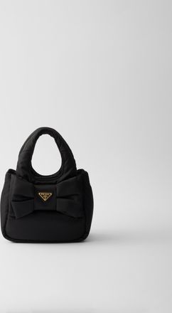 Prada Mini padded Re-Nylon bag with bow