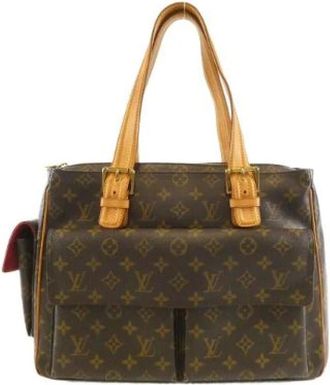 Louis Vuitton Pre-owned Shoulder Bags, female, Brown, Size: ONE SIZE Pre-owned Monogram Multiplicite Shoulder Bag