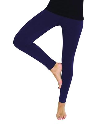 MeMoi Premium Fleece Footless Tights Poseidn Medium/Large