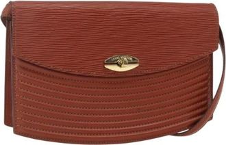 Louis Vuitton Pre-owned Leren Crossbodytas - Dames - Vintage Schoudertas - Bruin - ONE Size - Leer - Vintage