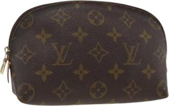 Louis Vuitton Pre-owned Clutches, female, Brown, Size: ONE SIZE Pre-owned Monogram Pouch
