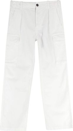 Nili Lotan White Cargo Trousers Size 24/61
