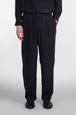 Attachment Pantalone in cupro nero