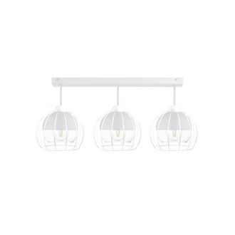Netlighting Solo Semi Flush Light White 60cm 3x E27