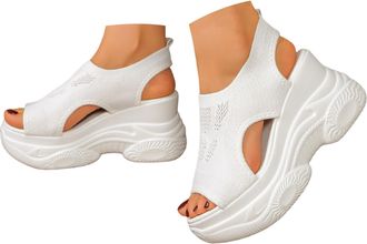 Generic Womens Orthopedic Walking Sandals with Comfortable Arch Support Recovery Sport Shoes Casual Breathable Mesh Platform Sandals Women Summer Outdoor Hiki