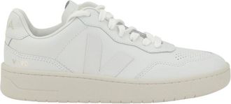 Veja White Logo V-90 Sneakers