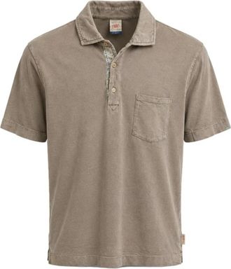 Bob Poloshirt met korte mouwen - Heren - Polos - Beige - XL - Katoen - Tops