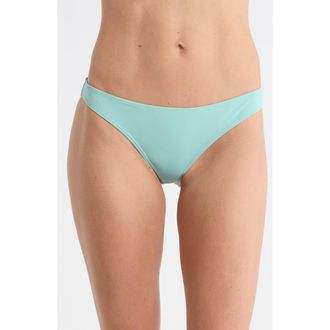 Roxy SD Beach Classics Moderate Bikini Bottoms in Aqua at Nordstrom Rack, Size X-Large