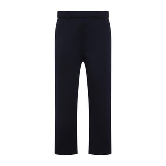 Prada Mens Straight Leg Trousers - Navy - Size Medium