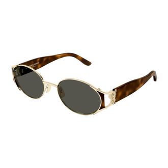 Saint Laurent SL M919 Zonnebril - Dames - Accessoires - Veelkleurig - Maat: 55 MM Nylon