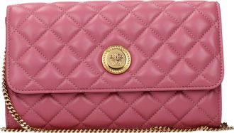 Versace Pink Leather Clutch Womens Bag