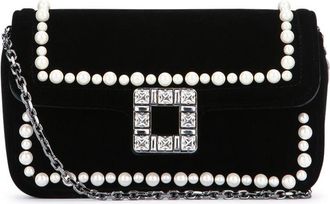 Roger Vivier Jeu De Fille Velvet Clutch