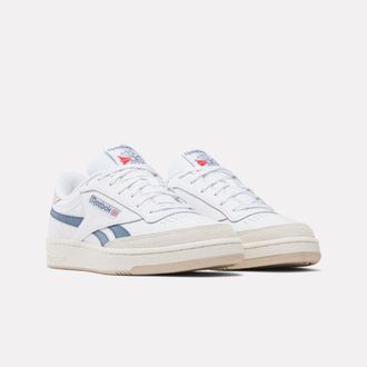 Reebok Classic Sneaker REEBOK CLASSIC CLUB C REVENGE, Damen, Gr. 37,5, ftwwei&szlig;, twilightblau, mutedclay, Leder, Synthetik, Textil, Schuhe Sneaker
