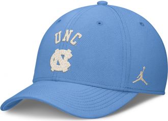 Nike Jordan Mens North Carolina Campus Prep Jordan Brand Dri-FIT College Hat in Blue | JC3A4EYNCN-EK5