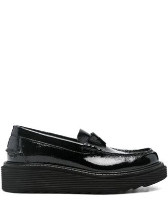 Pedro Garcia 40mm Sloan platform loafers - Black