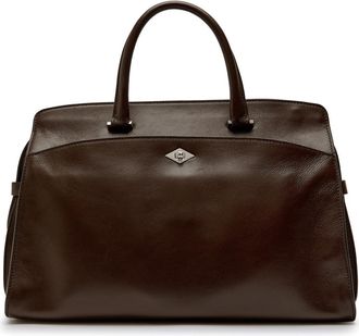 Metier Cooks Supply Private Eye Grained Leather Tote bag - Brown - One Size