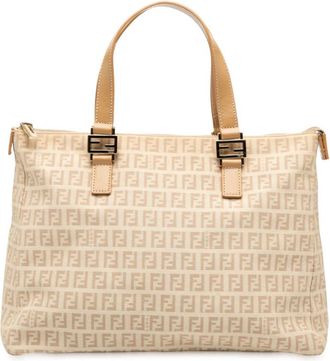 Fendi Pre-owned Fendi Zucchino Canvas Tote Ladies 2111 8BH138 LPN 058