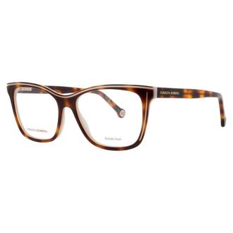Carolina Herrera Ladies Tortoise Oval Eyeglass Frames Her 0172