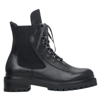 Estro & Luminara Lace-Up Ankle Boots - female - Estro - Lace-up Boots - Black - 4 UK - Shoes