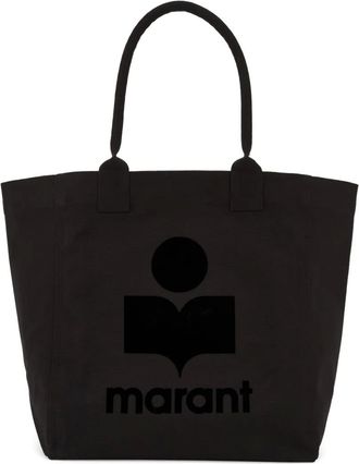 Isabel Marant Borsa tote con logo - Nero