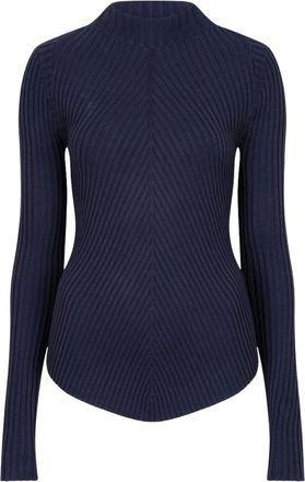 Ibana Kinzy Turtleneck - Dames - Truien - Blauw - Maat: XL Viscose